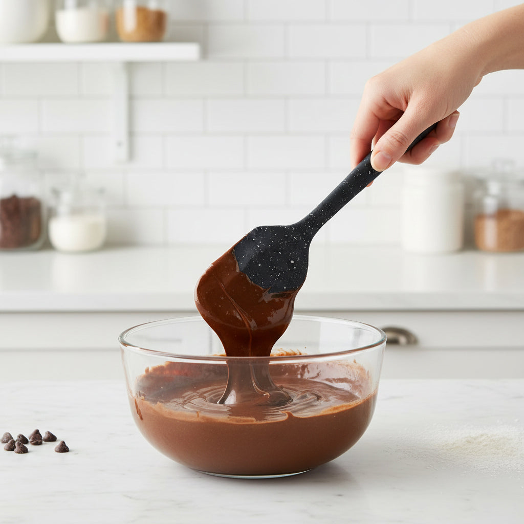 Premium Silicone Spatulas Black Granite 28cm