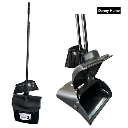 Danny Home 2-Pcs Compact Dustpan & Broom Set