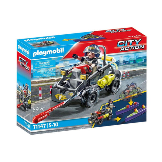 Playmobil City Action Tactical Multi Terrain Quad