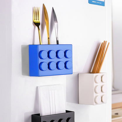 2-Piece Magnetic Block Storage Box Set