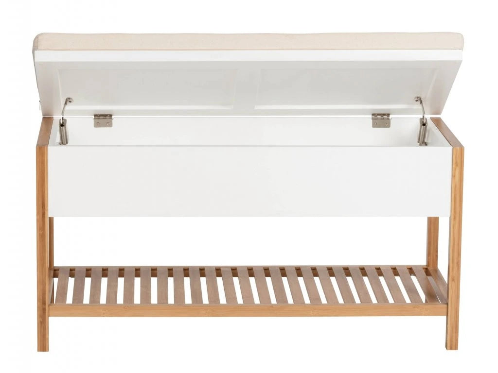 Shoe bench with storage compartment Mod. Finja by Wenko