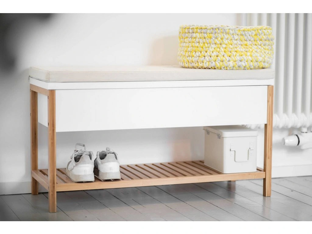 Shoe bench with storage compartment Mod. Finja by Wenko