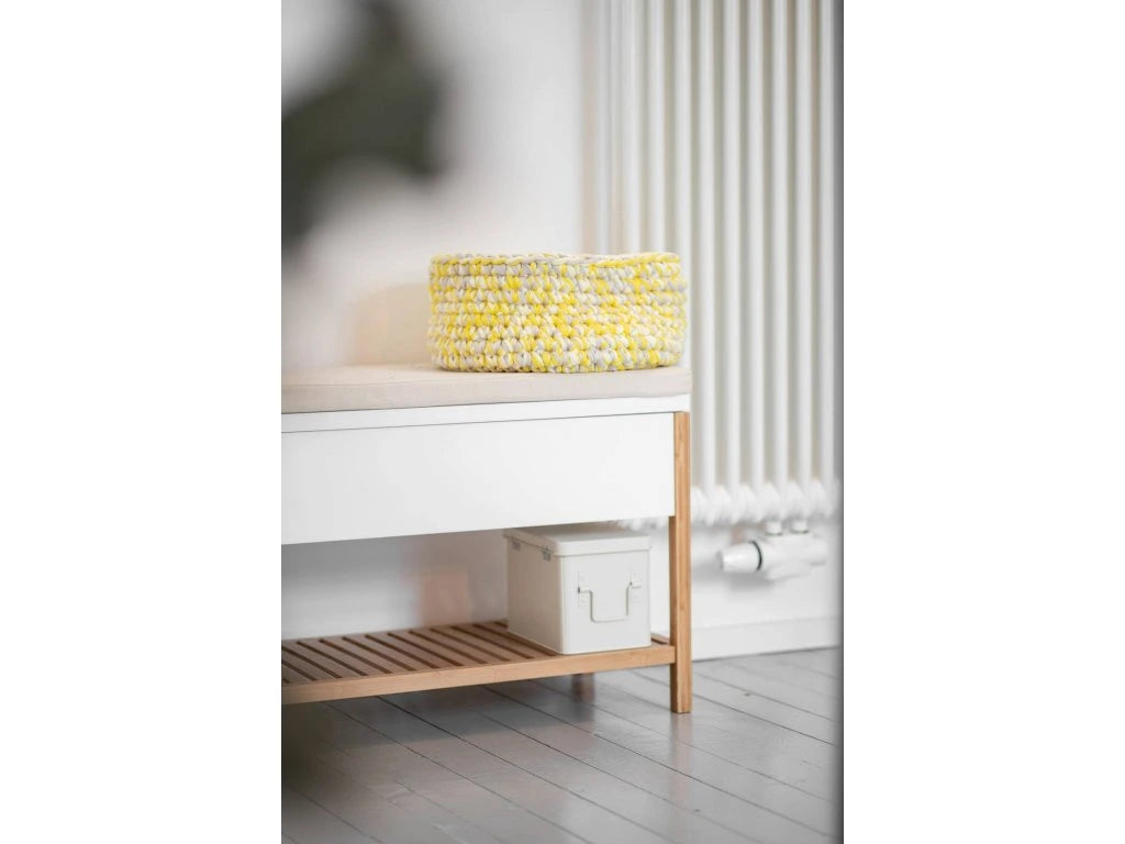 Shoe bench with storage compartment Mod. Finja by Wenko