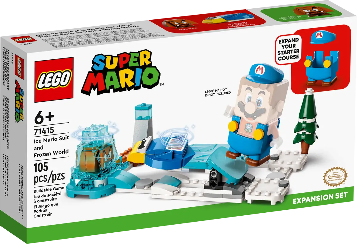 Lego Super Mario Ice Mario Suit And Frozen World