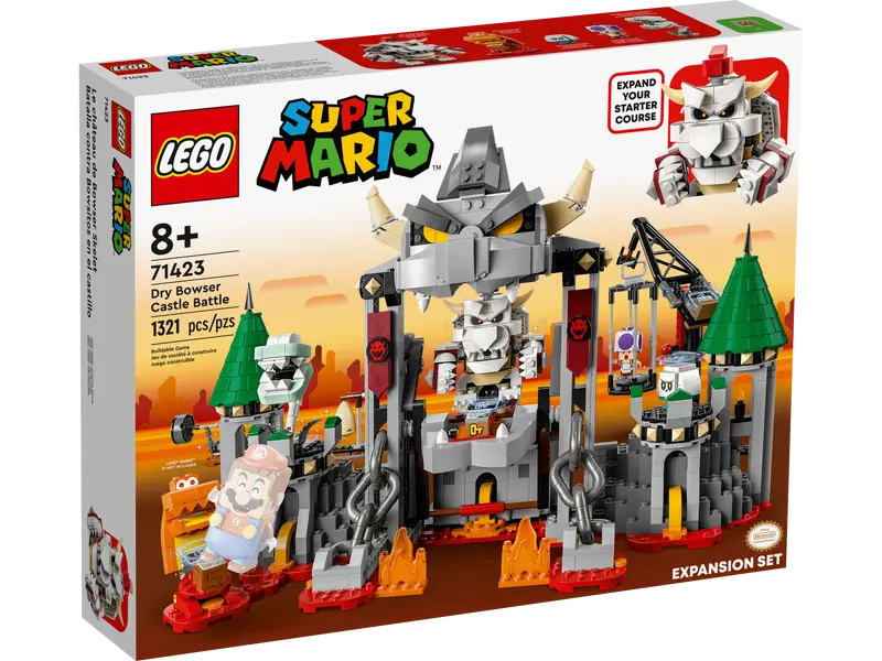 Lego Dry Bowser Castle Battle Expansion Set (71423)