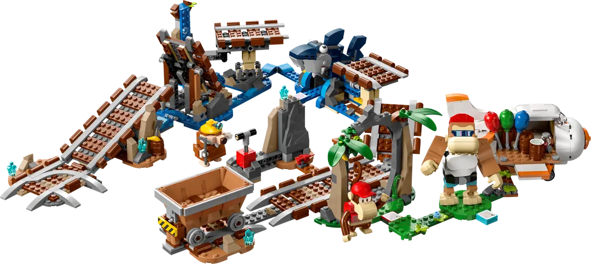 Lego Diddy Kong's Mine Cart Ride Expansion Set (71425)