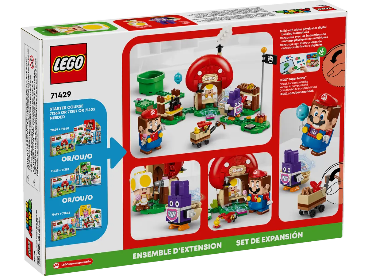 Lego Super Mario Nabbit at Toad's Shop Expansion Set (71429)