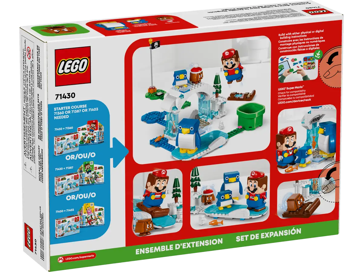 Lego Super Mario Penguin Family Snow Adventure Expansion Set (71430)