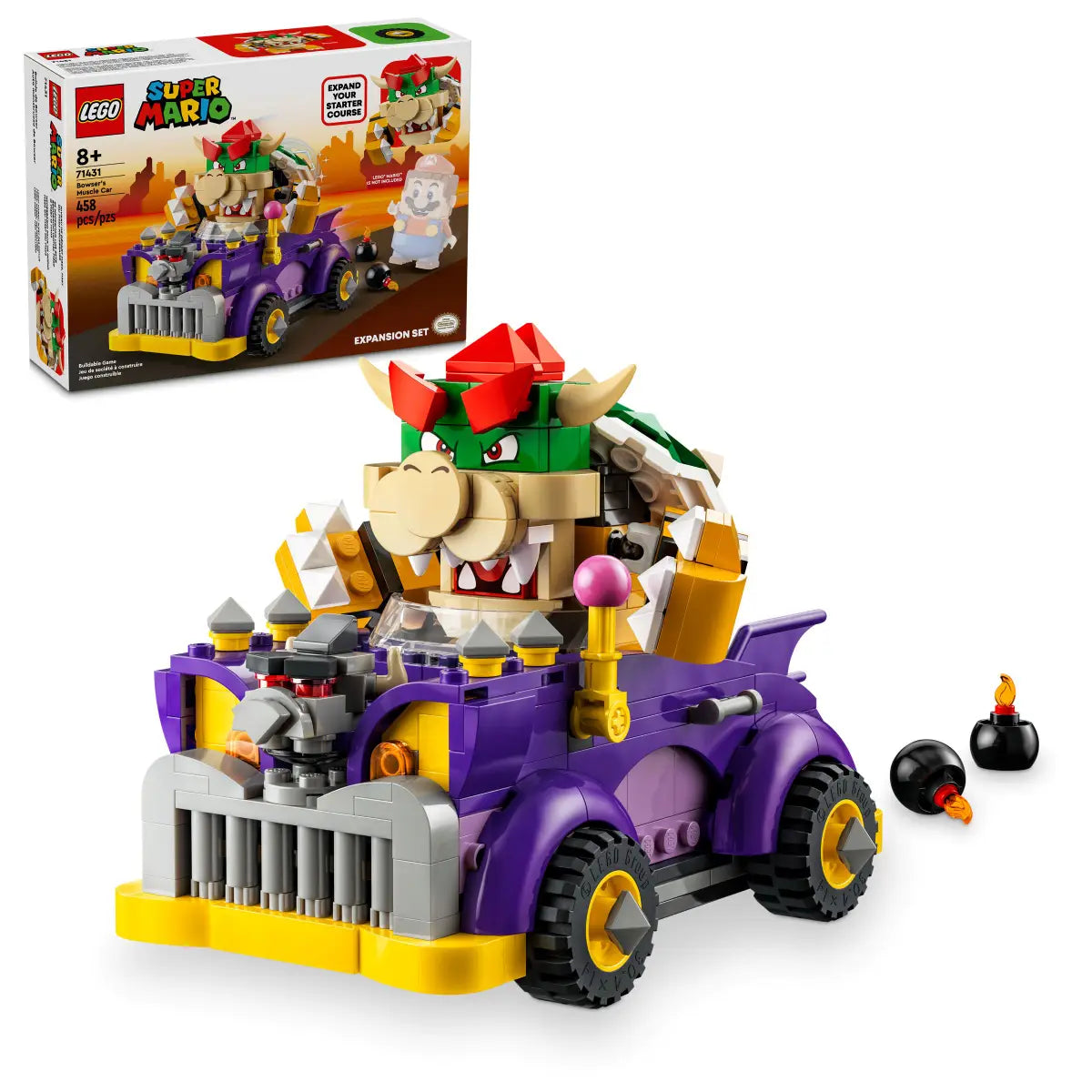 Lego Super Mario Bowser's Muscle Car Expansion Set (71431)