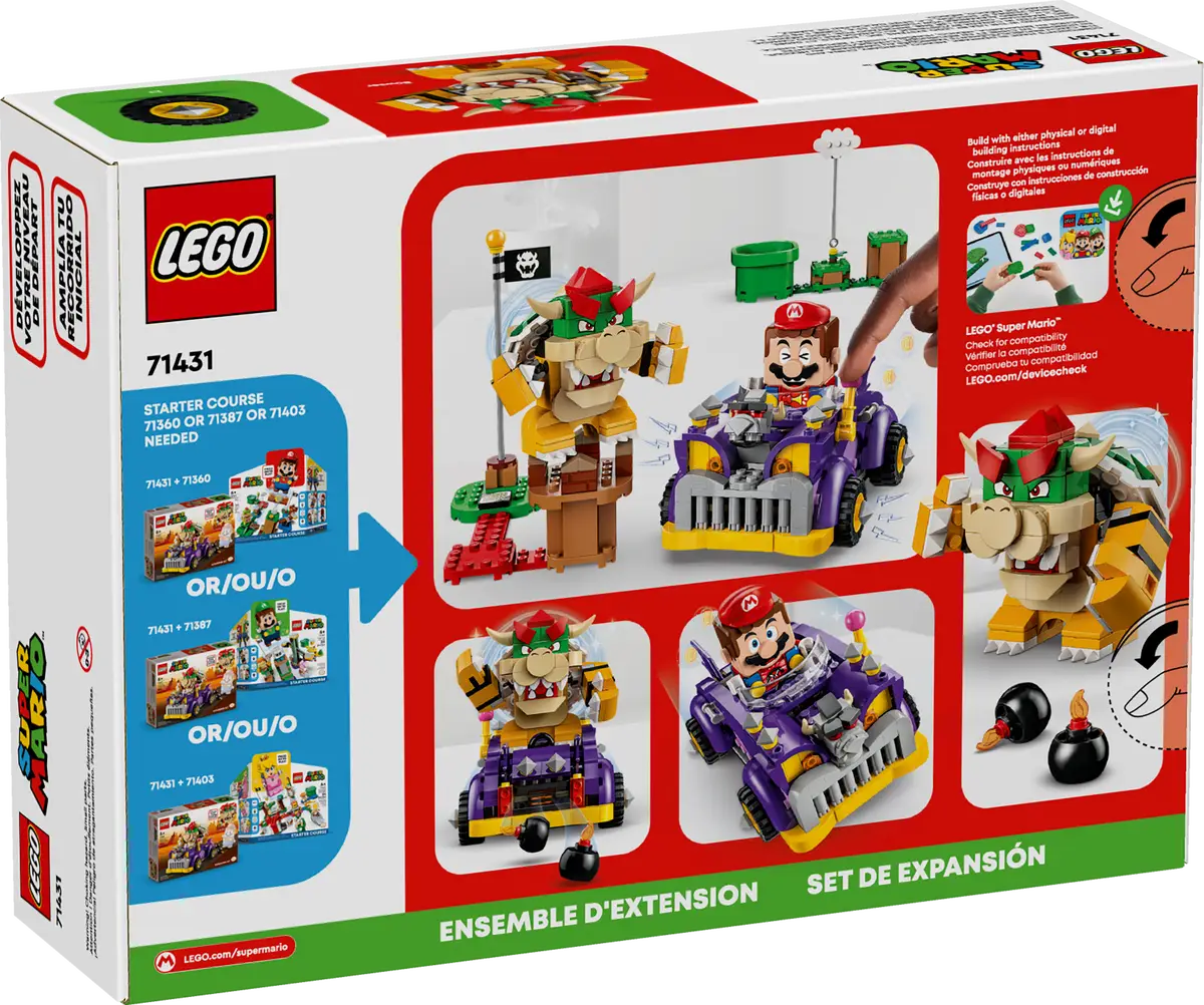 Lego Super Mario Bowser's Muscle Car Expansion Set (71431)