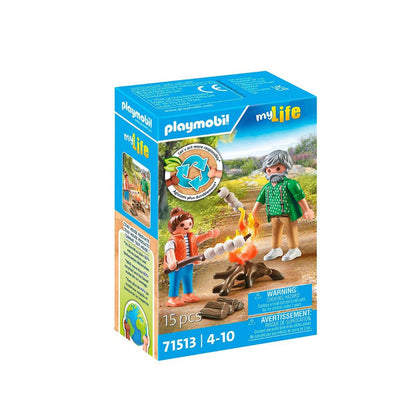 PlayMobil Tiny House Campfire With Marshmallows