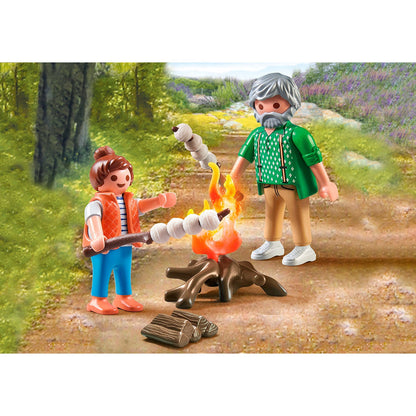 PlayMobil Tiny House Campfire With Marshmallows