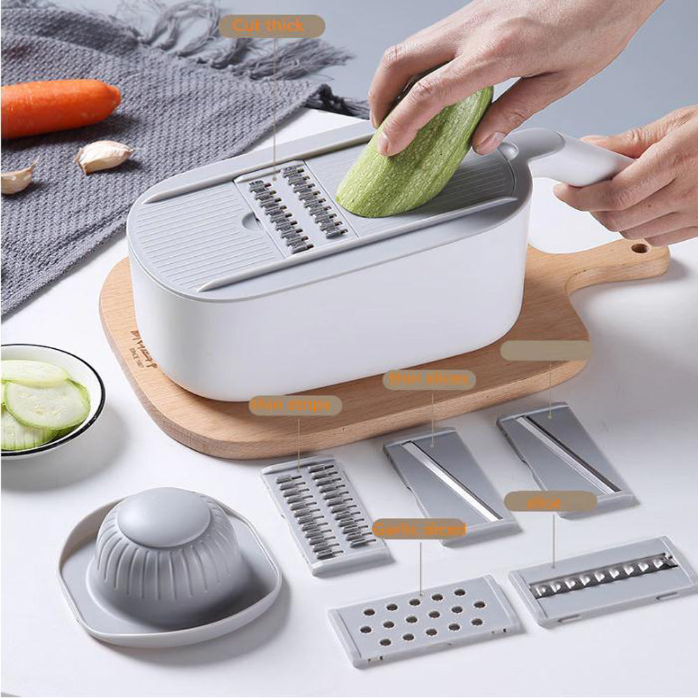 Multi-functional Vegetable Cutter 6 Blades