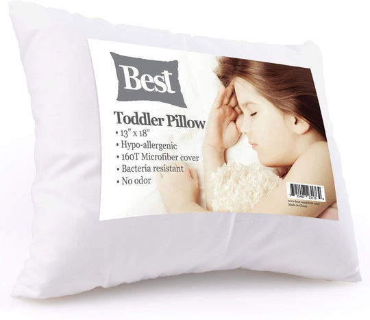 Toddler Baby Pillow with white pure cotton Cover