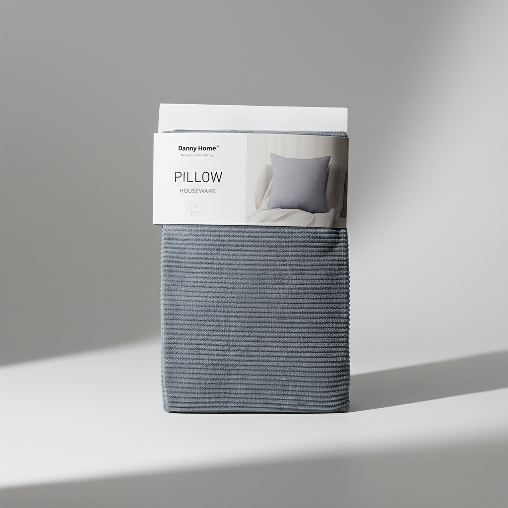 Danny Home Cotton Corduroy Cushion – Grey 50x50cm