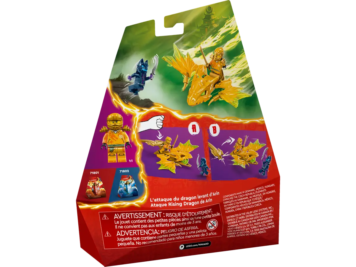 Lego Ninjago Arin's Rising Dragon Strike Ninja Set (71803)