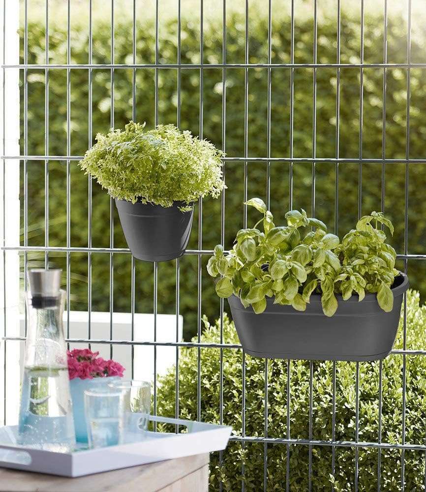 Emsa Indoor and Outdoor Planters Pot – Granite -517594