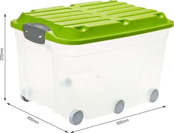 Storage Roller with 6 wheels by Rotho – Made in Switzerland