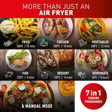 Tefal  EY942HE0 11L Air Fryer, Dual Drawer