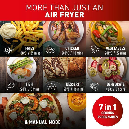 Tefal  EY942HE0 11L Air Fryer, Dual Drawer