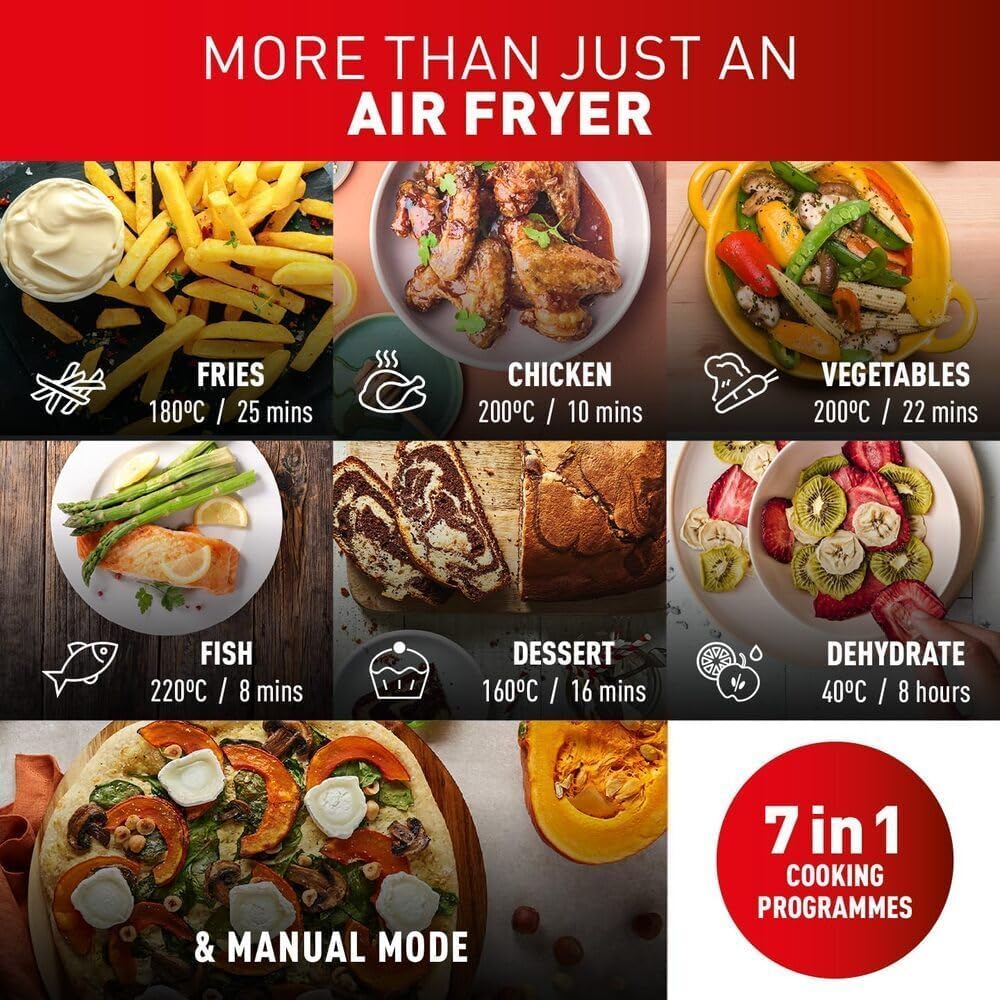 Tefal  EY901N40 Air fryer Dual Easy Fry 2700 W