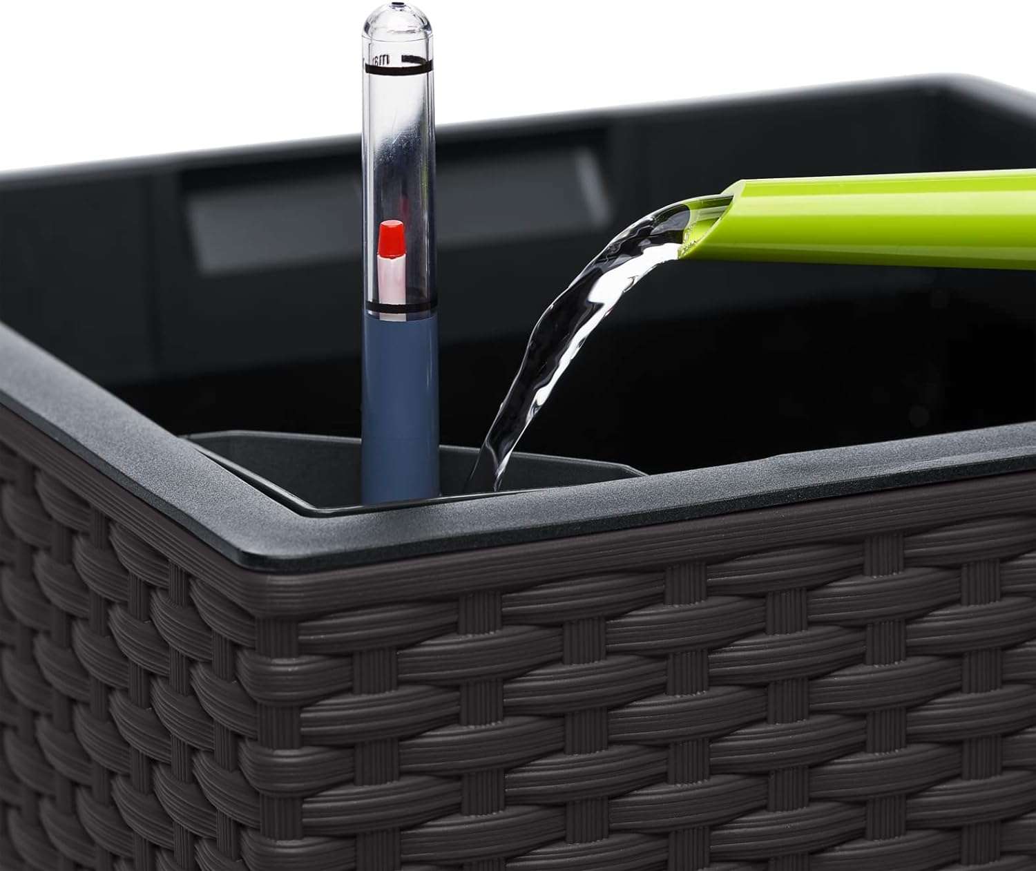 EMSA -‎517589- Indoor Flower Pot – self-watering system & water level indicator – Granite
