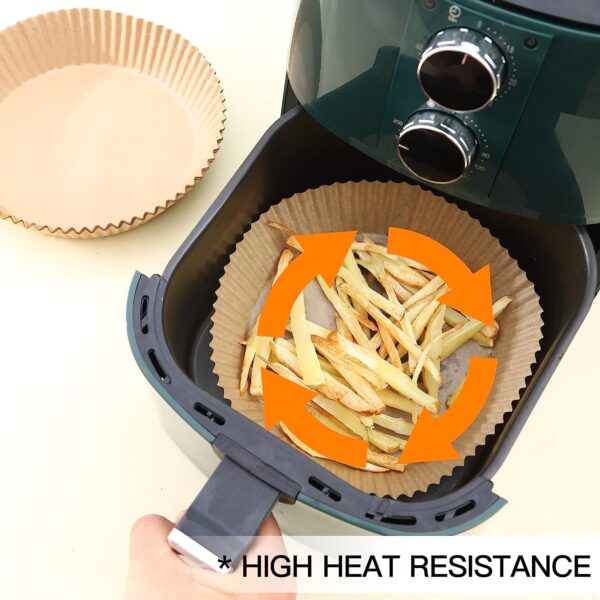 Air Fryer Liners Disposable Paper – 50 pcs 160x45mm