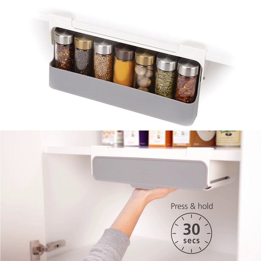Under-Shelf Spice Rack, Kitchen Organizer
