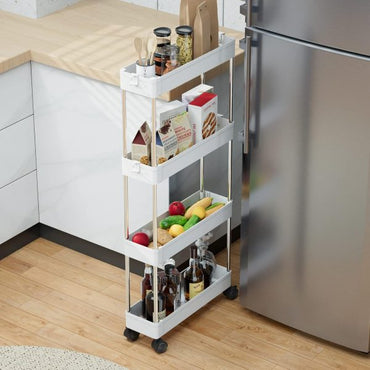 Layer Slim Storage Cart Rolling Storage Cart