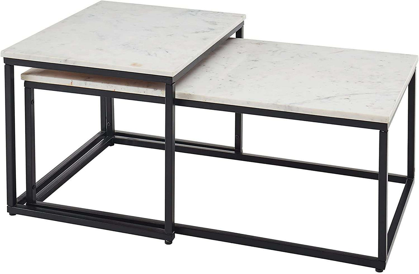 KENO Side Table Set of 2 Marble by Stella Trading - Germany