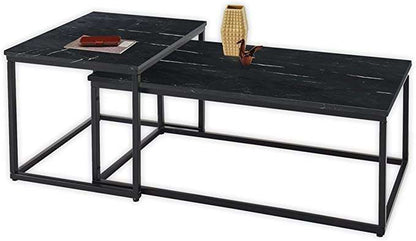 KENO Side Table Set of 2 Marble by Stella Trading - Germany