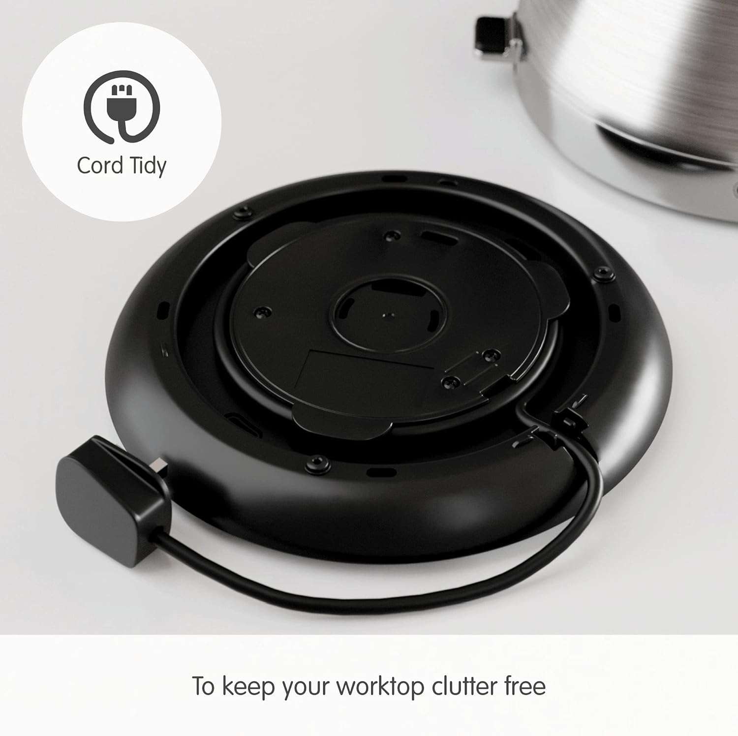 Venture Pyramid Kettle - Brushed Stainless -1.5L by Morphy Richards