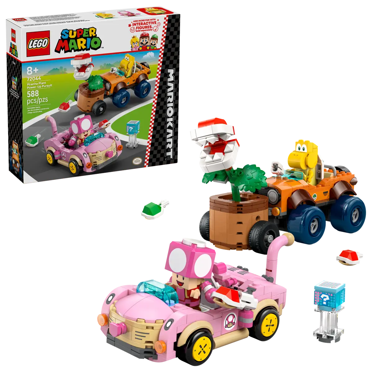 Lego Mario Kart  Piranha Plant Power-Up Pursuit