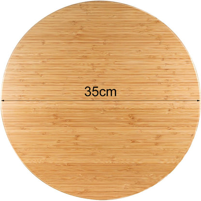 Rotating Bamboo Serving Board 35cm