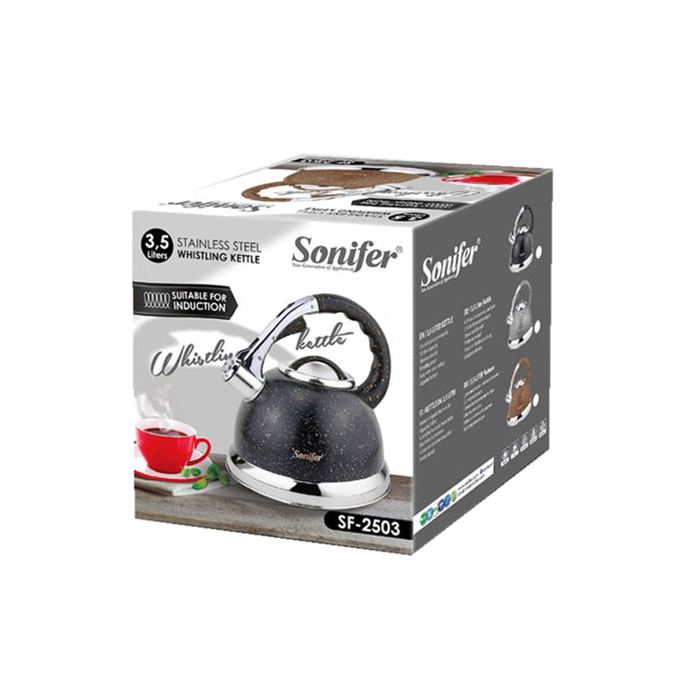 Sonifer, 3.5L Stainless Steel Whistling Kettle SF-2503 (D22 x H24)cm