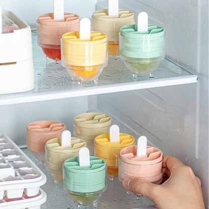 4 Pcs Creative Ice Cream Mold
