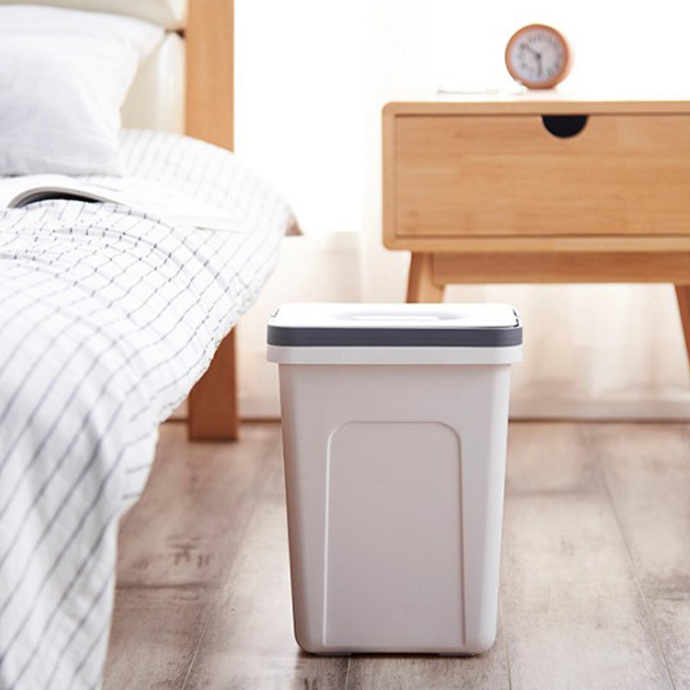 Portable Independent Trash Can With Lid