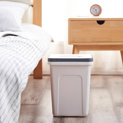 Portable Independent Trash Can With Lid