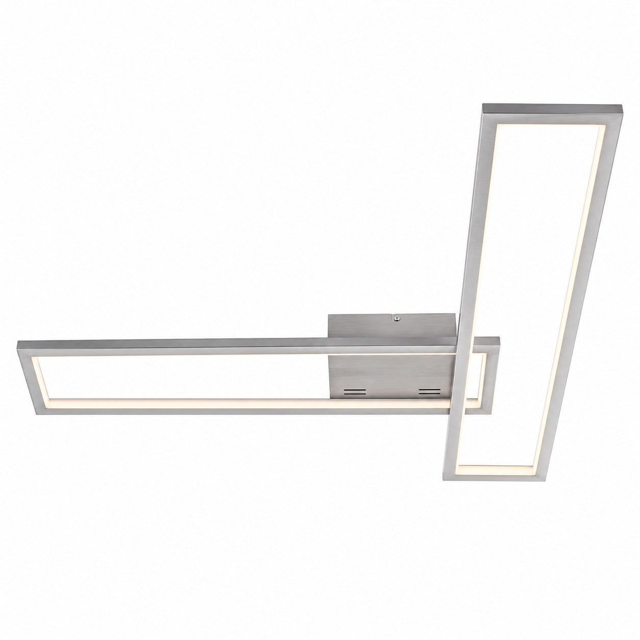 Nino LIMEA LED Ceiling Light – Modern Brushed Silver Ceiling Lamp