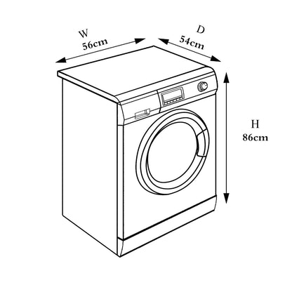 Waterproof & Dustproof  Top LoadWashing Machine Cover Suitable for 7-8 Kg – Grey