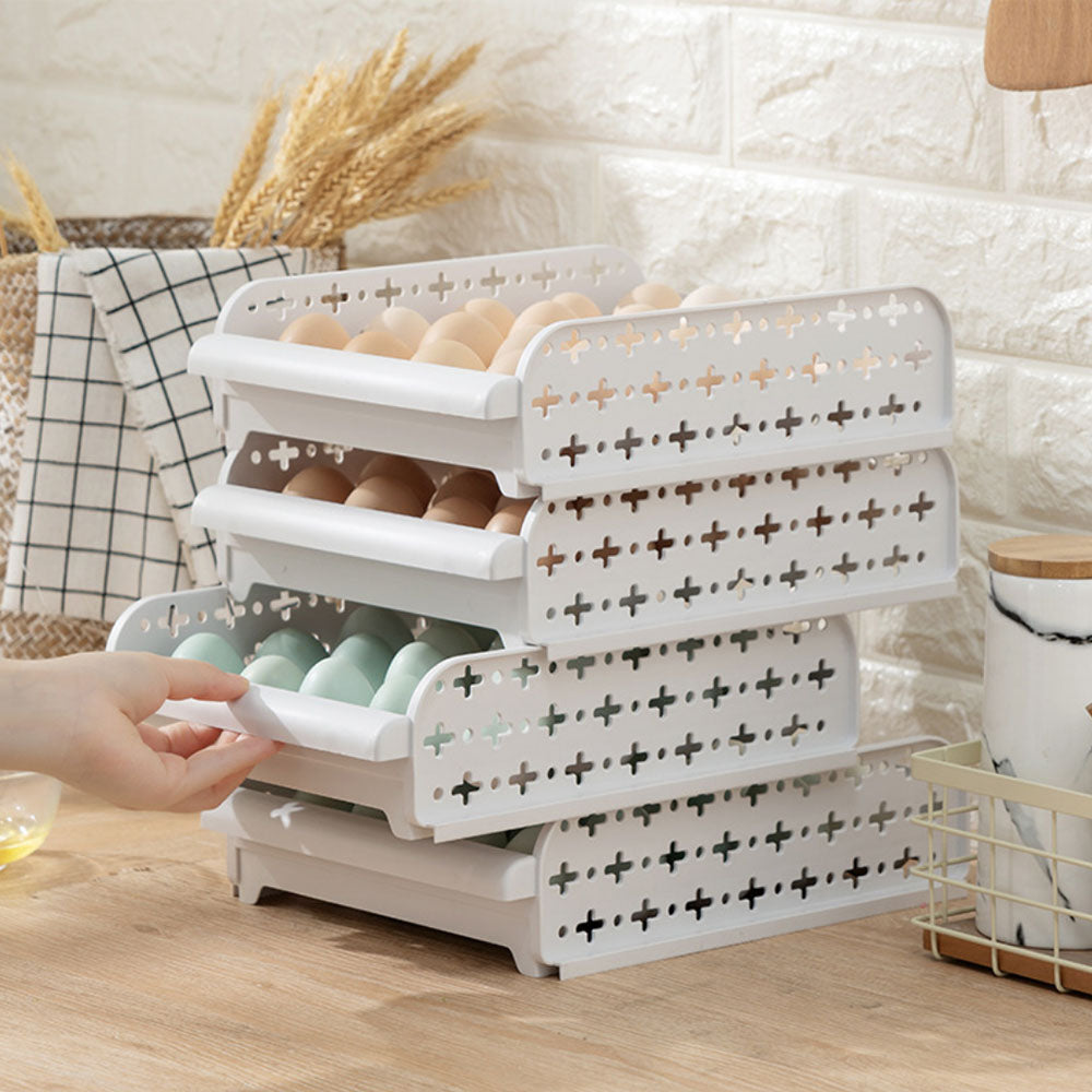 Single Layer, 20 Grid Anti-collision Egg Drawer, 1 Pc