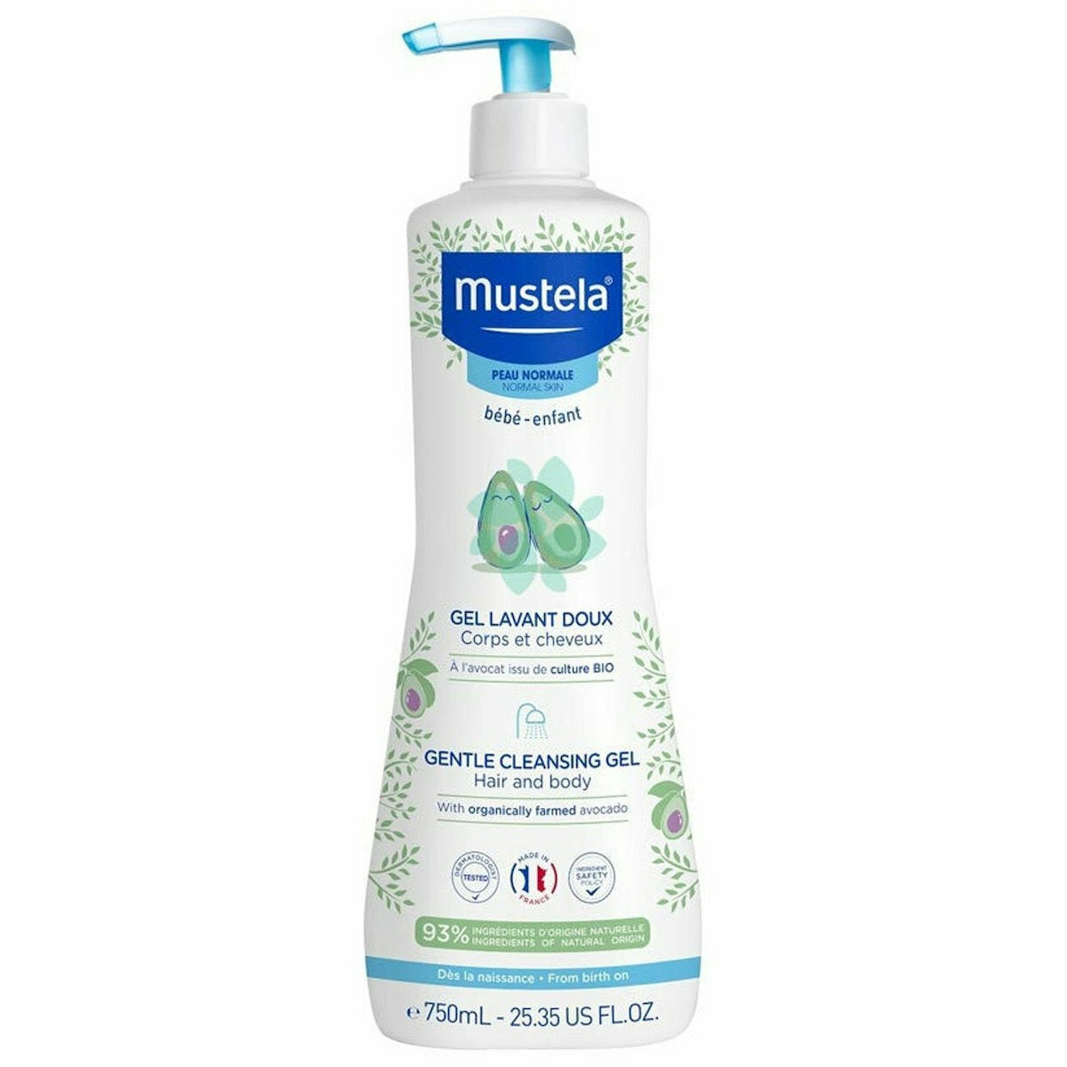Mustela Gentle Cleansing Gel: Gentle Wash for Hair and Body