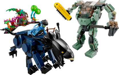 Lego Neytiri & Thanator vs. AMP Suit Quaritch (75571)