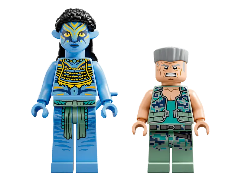 Lego Neytiri & Thanator vs. AMP Suit Quaritch (75571)