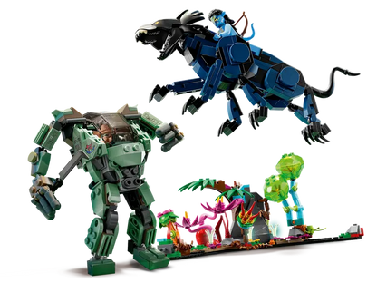 Lego Neytiri & Thanator vs. AMP Suit Quaritch (75571)