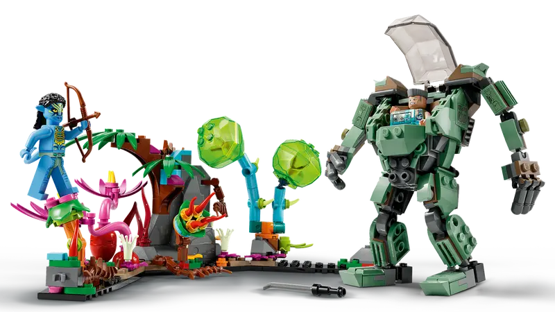 Lego Neytiri & Thanator vs. AMP Suit Quaritch (75571)