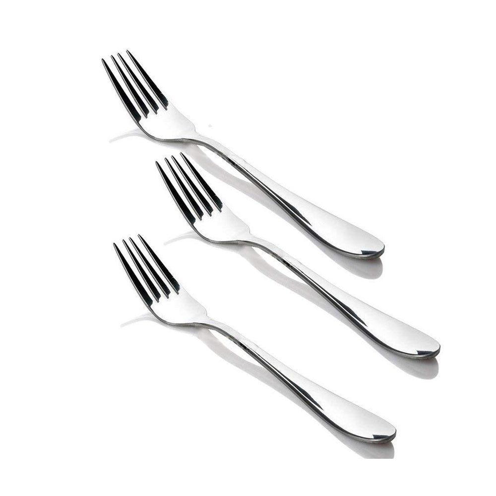PROUD 3-Pieces Stainless Steel Medium Fork Silverware Set