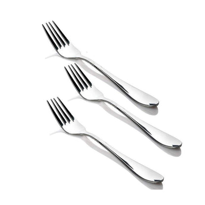 PROUD 3-Pieces Stainless Steel Medium Fork Silverware Set