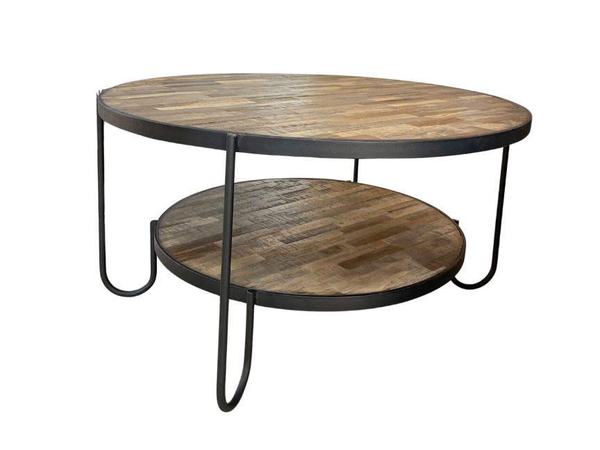 Doppio 2-Level Coffee Table Umbra Grey by MySons