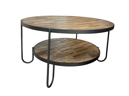 Doppio 2-Level Coffee Table Umbra Grey by MySons